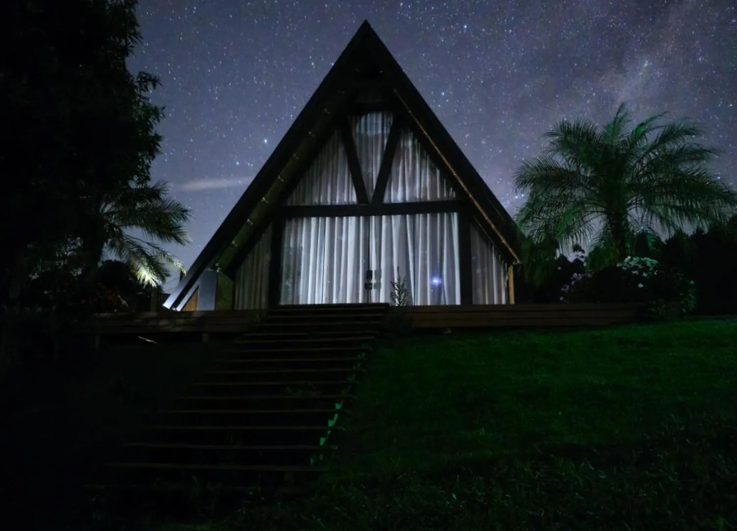 Cabana Por Do Sol Com Hidro Vidal Ramos ロッジ