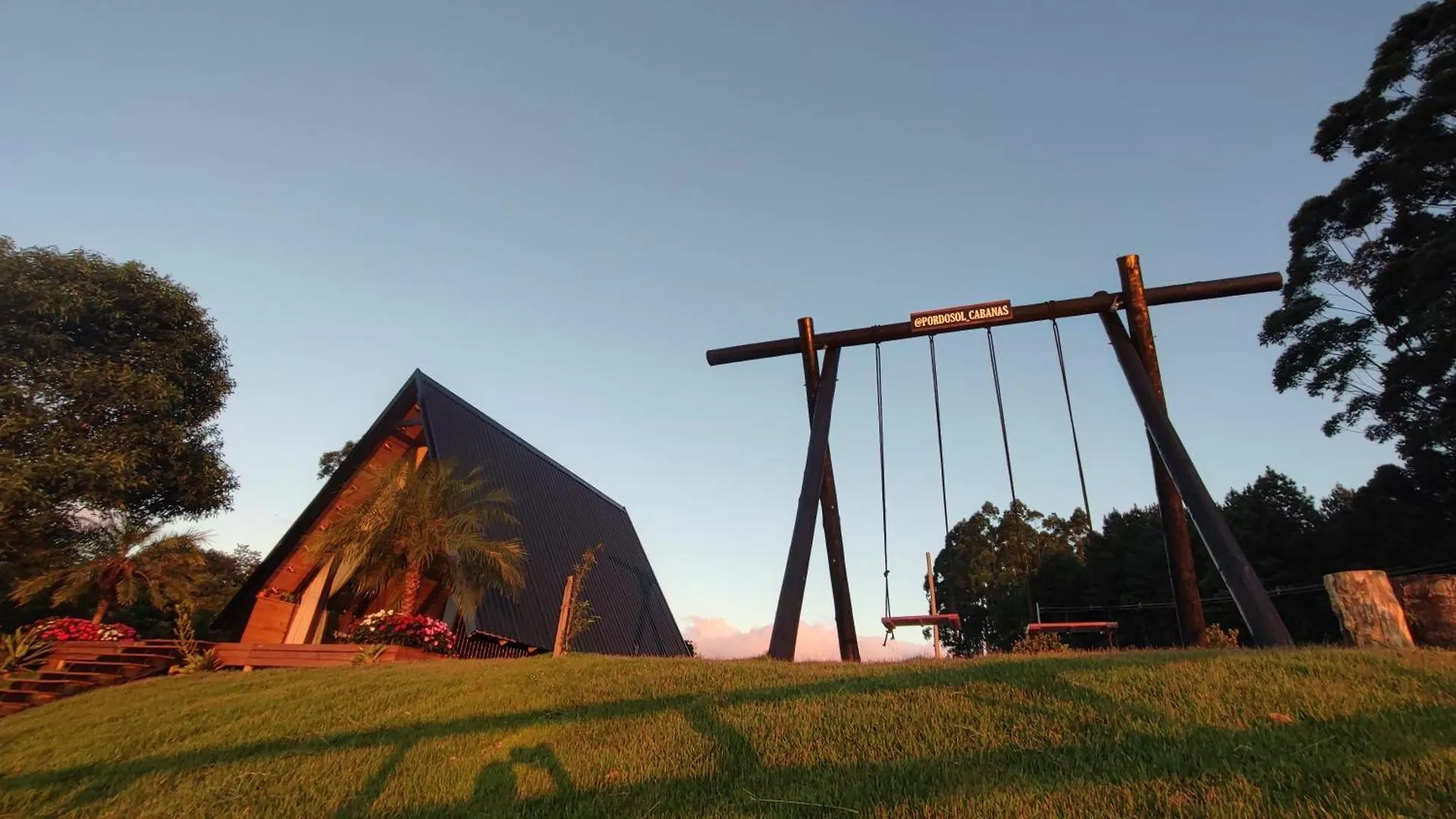 ロッジ Cabana Por Do Sol Com Hidro Vidal Ramos